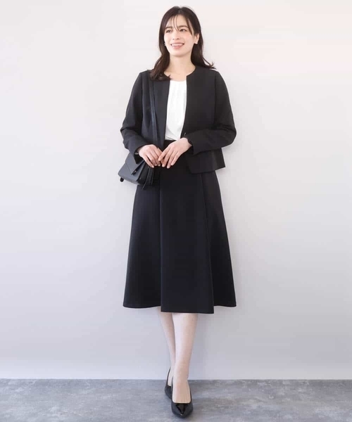 OFUON le MK(オフオンルエムケー)の「【2026SS】タックデザインジョーゼットブラウス(長袖)/UVカット/接触冷感/洗える(シャツ/ブラウス・レディース・ブラック/ピンク/ホワイト・40/38/36)」の12枚目の写真