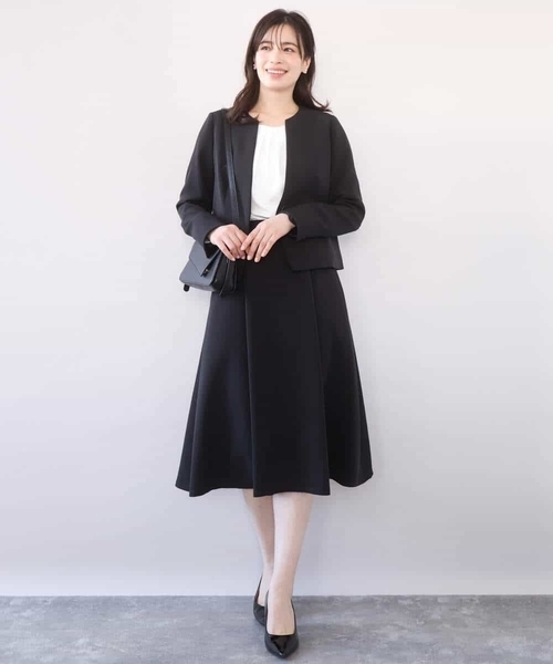 OFUON le MK(オフオンルエムケー)の「【2026SS】タックデザインジョーゼットブラウス(長袖)/UVカット/接触冷感/洗える(シャツ/ブラウス・レディース・ブラック/ピンク/ホワイト・40/38/36)」の13枚目の写真