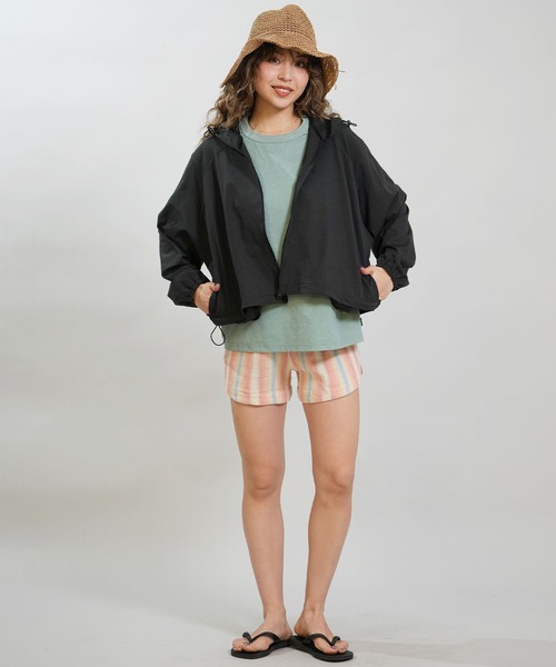 rip curl(リップカール)の「RIP CURL/リップカール ZIP HOODIE UVケアラッシュガード 水陸両用 RCL6S-4301(ラッシュガード・レディース・ブラック/レオパード/ホワイト・L/M)」の12枚目の写真