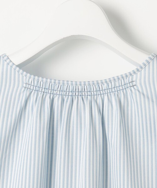 J.PRESS Ladies(J.プレス レディス)の「ストライプジャカード ラウンドネック カットソー(Tシャツ/カットソー・レディース・ネイビー系1/スカイブルー系1/黄土色系1・SMALL)」の18枚目の写真