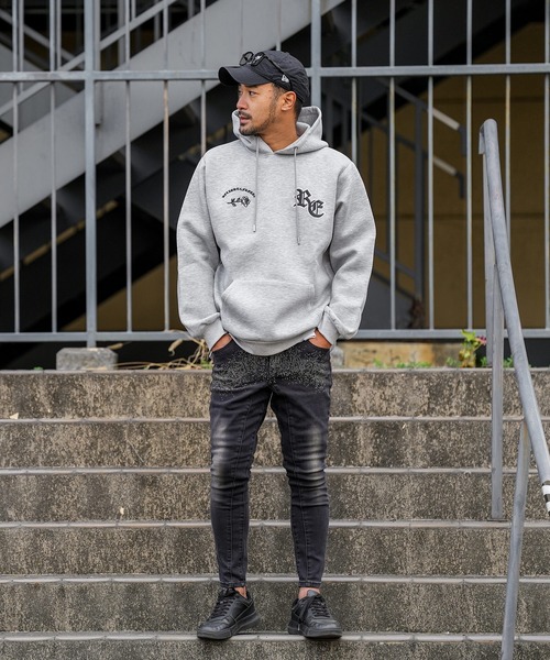 adamsJUGGLER（アダムスジャグラー）の「RTEG&OE/ローズフーディー（パーカー・メンズ・ブラック/グレー・XL/L/M/S）」の4枚目の写真