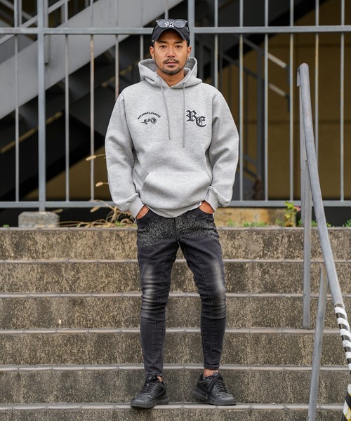 adamsJUGGLER（アダムスジャグラー）の「RTEG&OE/ローズフーディー（パーカー・メンズ・ブラック/グレー・XL/L/M/S）」の6枚目の写真