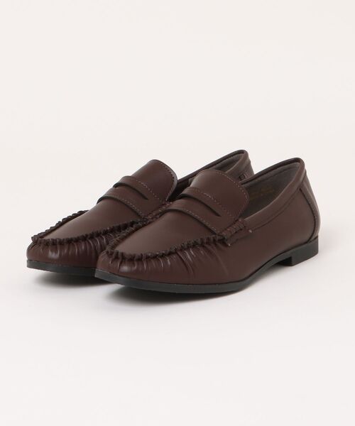 la farfa SHOES(ラ・ファーファ シューズ)の「la farfa shoes ふわふわ 大人 モカローファー(ローファー・レディース・ダークブラウン/ブラック/シルバー・24.0cm/24.5cm/25.0cm/25.5cm/26.0cm/23.5cm/26.5cm)」の5枚目の写真