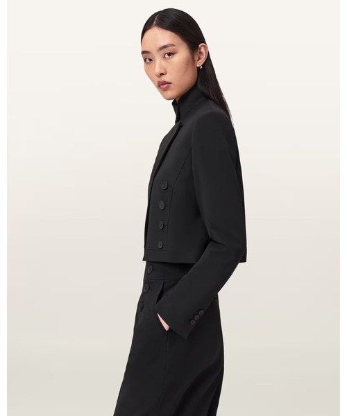 ALLSAINTS(オールセインツ)の「RAINA CROPPED BLAZER | RAINA クロップド ブレザー(テーラードジャケット・レディース・ブラック・6/8/10/4)」の3枚目の写真