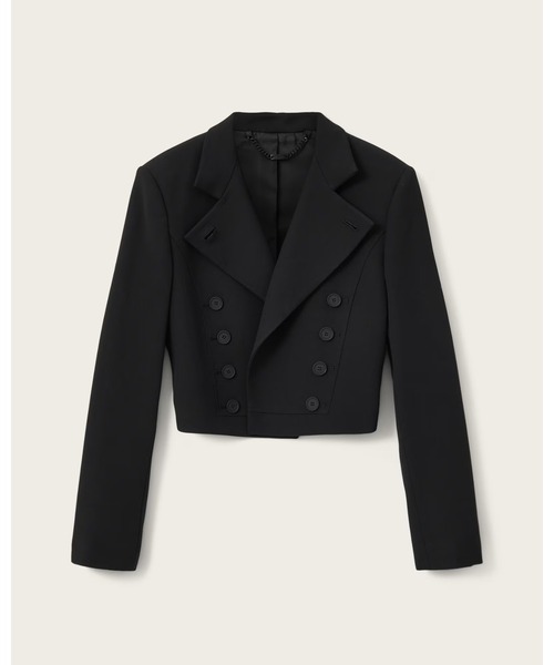 ALLSAINTS(オールセインツ)の「RAINA CROPPED BLAZER | RAINA クロップド ブレザー(テーラードジャケット・レディース・ブラック・6/8/10/4)」の6枚目の写真