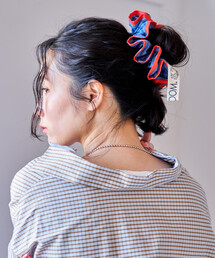 FREAK'S STORE（フリークスストア）の「FRUIT OF THE LOOM × FREAK'S STORE/フルーツオブザルーム 別注 マルチストライプ シュシュ（シュシュ）」