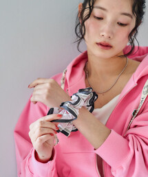 FRUIT OF THE LOOM（フルーツオブザルーム）の「FRUIT OF THE LOOM × FREAK'S STORE/フルーツオブザルーム 別注 マルチストライプ シュシュ（シュシュ）」