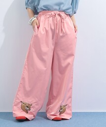 mmts（マミタス）の「猫刺繍 パンツ（その他パンツ）」