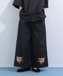 mmts（マミタス）の「猫刺繍 パンツ（その他パンツ）」
