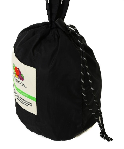 FRUIT OF THE LOOM(フルーツオブザルーム)の「EX NYLON DRAWSTRING BAG / ナイロン ドローストリング バッグ / カジュアル デイリー(ハンドバッグ・メンズ・ミント/ネイビー/ピンク/ブラック/ブルー・FREE)」の9枚目の写真
