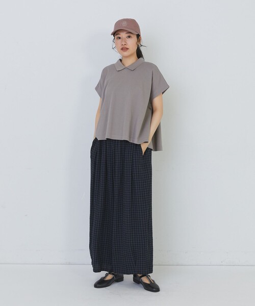 conges payes ADIEU TRISTESSE(コンジェ ペイエ アデュートリステス)の「ichiro yamaguchi. コラボキャップ(キャップ・レディース・ダークラベンダー/ブラック/ベージュ系その他・FREE)」の8枚目の写真
