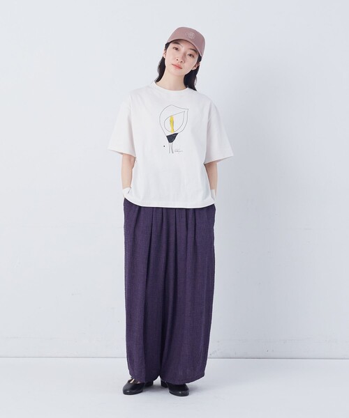conges payes ADIEU TRISTESSE(コンジェ ペイエ アデュートリステス)の「ichiro yamaguchi. コラボキャップ(キャップ・レディース・ダークラベンダー/ブラック/ベージュ系その他・FREE)」の9枚目の写真