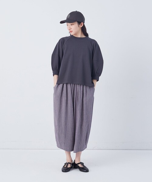 conges payes ADIEU TRISTESSE(コンジェ ペイエ アデュートリステス)の「ichiro yamaguchi. コラボキャップ(キャップ・レディース・ダークラベンダー/ブラック/ベージュ系その他・FREE)」の14枚目の写真