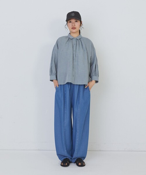 conges payes ADIEU TRISTESSE(コンジェ ペイエ アデュートリステス)の「ichiro yamaguchi. コラボキャップ(キャップ・レディース・ダークラベンダー/ブラック/ベージュ系その他・FREE)」の15枚目の写真