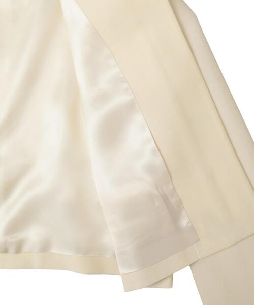 martinique(マルティニーク)の「【l’heritage martinique/レリタージュ マルティニーク】T/W 2WAYストレッチクルーネックジャケット(ノーカラージャケット・レディース・ネイビー/ホワイト・FREE)」の8枚目の写真