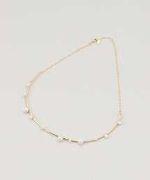 La TOTALITE | STELLAR HOLLYWOOD/ステラハリウッド シェルパールラインネックレス(ネックレス)