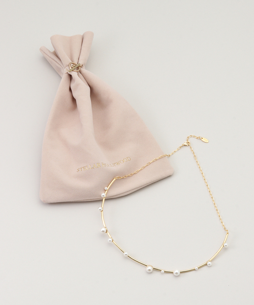 La TOTALITE（ラトータリテ）の「STELLAR HOLLYWOOD/ステラハリウッド シェルパールラインネックレス（ネックレス・レディース・ゴールド・FREE）」の7枚目の写真