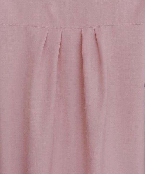 Tiaclasse（ティアクラッセ）の「フロントタックシャツチュニック（シャツ/ブラウス・レディース・ネイビー/ピンク/グレイッシュベージュ/サックスブルー・XL/XXL）」の14枚目の写真