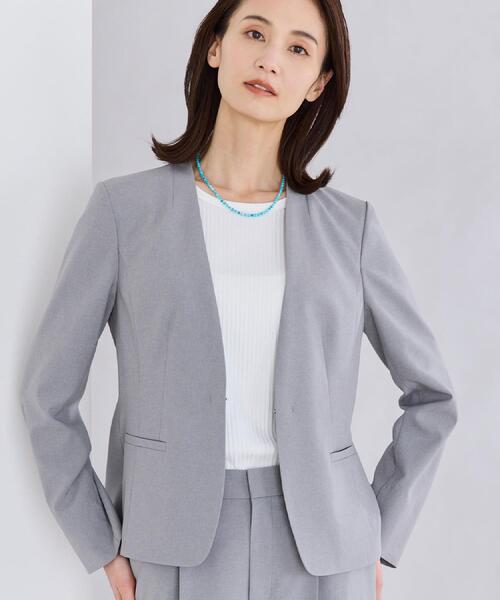 Reflect(リフレクト)の「【インナーにおすすめ◎】クルーネックストレッチリブトップス(Tシャツ/カットソー・レディース・オリーブ/ブラック/オフホワイト・09/11)」の11枚目の写真