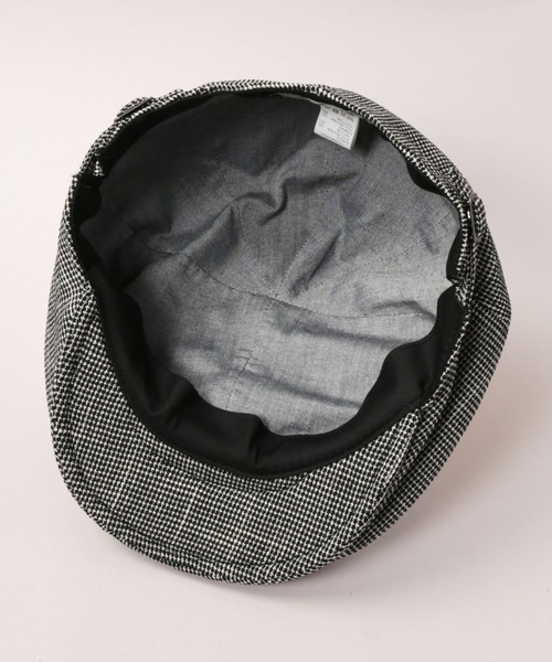 CA4LA（カシラ）の「DOBBY HUNTI（ハンチング/ベレー帽・メンズ・ブラック×ホワイト/ホワイト/ブラック・S/M/L）」の11枚目の写真