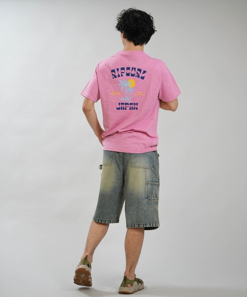 rip curl(リップカール)の「RIP CURL/リップカール 半袖 スラブTシャツ メンズ TWO PALMS DESTO SS TEE RCM6S-2110(Tシャツ/カットソー・メンズ・ピンク/ホワイト/グレイッシュブルー・XL/L/M)」の11枚目の写真