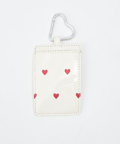 HELLO.SANFRANCISCO（ハローサンフランシスコ）の「【HELLO.SANFRANCISCO/ハローサンフランシスコ】ハートプリントエナメルミニボストンBAG（ボストンバッグ・レディース・イエロー/ホワイト/ピンク・ONE SIZE）」の9枚目の写真