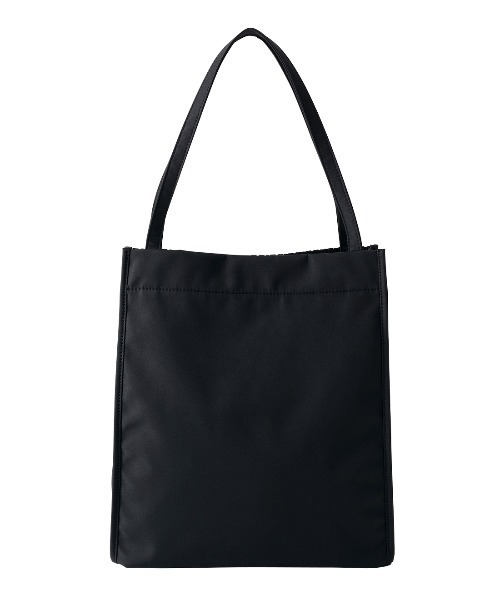 IEDIT（イディット）の「ＩＥＤＩＴ　プリーツ遣いの縦型トートバッグ〈ブラック〉（トートバッグ・レディース・ブラック・ONE SIZE）」の3枚目の写真