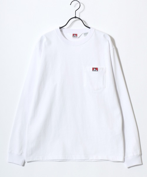 BEN DAVIS(ベンデイビス)の「BEN DAVIS/ベンデイビス POCKET LS TEE/ポケット ロゴ ワンポイント刺繍 ロングスリーブTシャツ/ロンT/無地T/レディース メンズ(Tシャツ/カットソー・メンズ・ブラウン/ホワイト/ブラック/ネイビー・XL/L/M)」の9枚目の写真