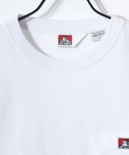 BEN DAVIS(ベンデイビス)の「BEN DAVIS/ベンデイビス POCKET LS TEE/ポケット ロゴ ワンポイント刺繍 ロングスリーブTシャツ/ロンT/無地T/レディース メンズ(Tシャツ/カットソー・メンズ・ブラウン/ホワイト/ブラック/ネイビー・XL/L/M)」の14枚目の写真