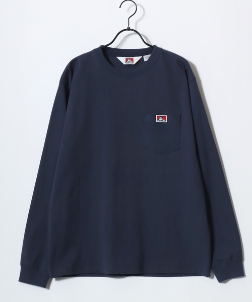 BEN DAVIS(ベンデイビス)の「BEN DAVIS/ベンデイビス POCKET LS TEE/ポケット ロゴ ワンポイント刺繍 ロングスリーブTシャツ/ロンT/無地T/レディース メンズ(Tシャツ/カットソー・メンズ・ブラウン/ホワイト/ブラック/ネイビー・XL/L/M)」の12枚目の写真