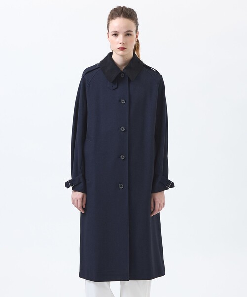 MACKINTOSH PHILOSOPHY(マッキントッシュ フィロソフィー)の「【WEB&一部店舗限定】【CRAWLEY(クローリー)】ポリエステルツイル製(トレンチコート・レディース・ダークネイビー/ベージュ・38/36)」の9枚目の写真