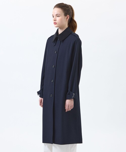 MACKINTOSH PHILOSOPHY(マッキントッシュ フィロソフィー)の「【WEB&一部店舗限定】【CRAWLEY(クローリー)】ポリエステルツイル製(トレンチコート・レディース・ダークネイビー/ベージュ・38/36)」の8枚目の写真