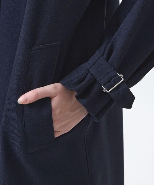 MACKINTOSH PHILOSOPHY(マッキントッシュ フィロソフィー)の「【WEB&一部店舗限定】【CRAWLEY(クローリー)】ポリエステルツイル製(トレンチコート・レディース・ダークネイビー/ベージュ・38/36)」の5枚目の写真