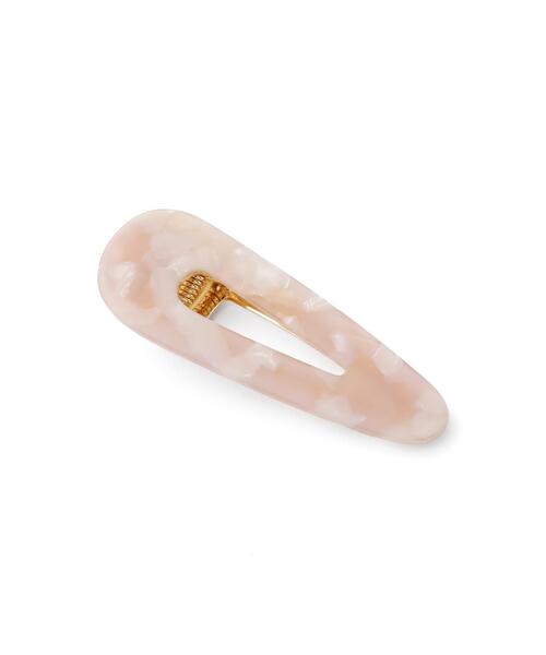 EDIT COLOGNE（エディットコロン）の「ヘアクリップ（バレッタ/ヘアクリップ・レディース・ベージュ/ホワイト/ピンク・ﾌﾘ-）」の3枚目の写真