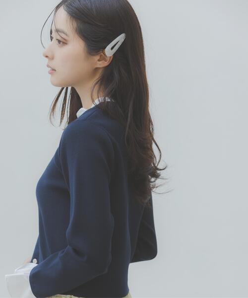 EDIT COLOGNE（エディットコロン）の「ヘアクリップ（バレッタ/ヘアクリップ・レディース・ベージュ/ホワイト/ピンク・ﾌﾘ-）」の7枚目の写真