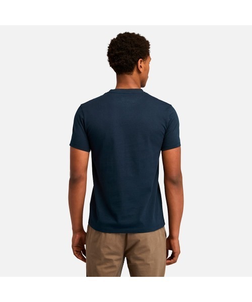Timberland(ティンバーランド)の「半袖 スリム クルー Tシャツ メンズ(Tシャツ/カットソー・メンズ・ダークインディゴブルー・LARGE/MEDIUM/SMALL/X-LARGE/XX-LARGE)」の4枚目の写真