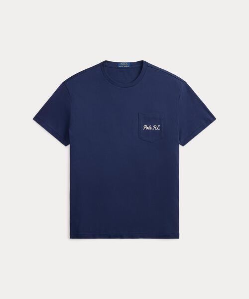POLO RALPH LAUREN（ポロ ラルフ ローレン）の「クラシック フィット Polo ベア ジャージー Tシャツ（Tシャツ/カットソー・メンズ・ブルー・L/XS/S/M）」の7枚目の写真
