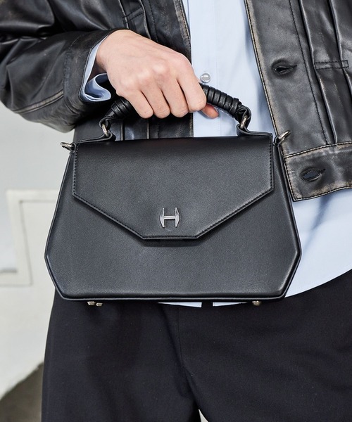 HARE（ハレ）の「HパーツハンドルショルダーBAG(HARE)（ショルダーバッグ・メンズ・ブラック・FREE）」の5枚目の写真