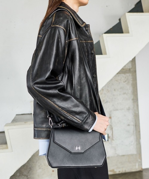 HARE（ハレ）の「HパーツハンドルショルダーBAG(HARE)（ショルダーバッグ・メンズ・ブラック・FREE）」の6枚目の写真