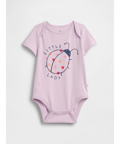 GAP(ギャップ)の「グラフィック ボディスーツ (ベビー)(ロンパース・キッズ・オフホワイト/ネイビー/ライトパープル/イエロー/グリーン/グレー/ベージュ/レッド/ホワイト/ライトグリーン/ホワイト系その他2/ホワイト系その他・90cm/80cm/70cm/60cm/50cm)」の10枚目の写真