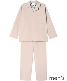 une nana cool（ウンナナクール）の「【綿混】ハイゲージダブルエアー メンズ長袖開襟 MADE WITH LIBERTY FABRIC（ルームウェア/パジャマ）」