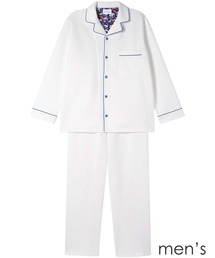 une nana cool（ウンナナクール）の「【綿混】ハイゲージダブルエアー メンズ長袖開襟 MADE WITH LIBERTY FABRIC（ルームウェア/パジャマ）」