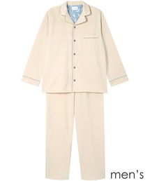 une nana cool（ウンナナクール）の「【綿混】ハイゲージダブルエアー メンズ長袖開襟 MADE WITH LIBERTY FABRIC（ルームウェア/パジャマ）」