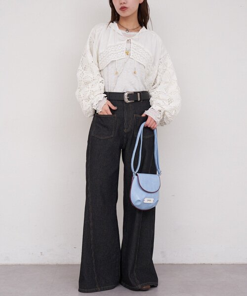 CIAOPANIC（チャオパニック）の「【She desires...】フード付きレースボレロ（シャツ/ブラウス・レディース・ホワイト・ONE SIZE）」の16枚目の写真