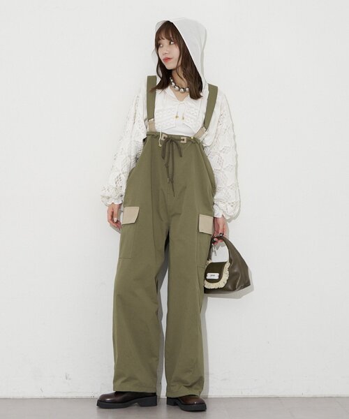 CIAOPANIC（チャオパニック）の「【She desires...】フード付きレースボレロ（シャツ/ブラウス・レディース・ホワイト・ONE SIZE）」の4枚目の写真