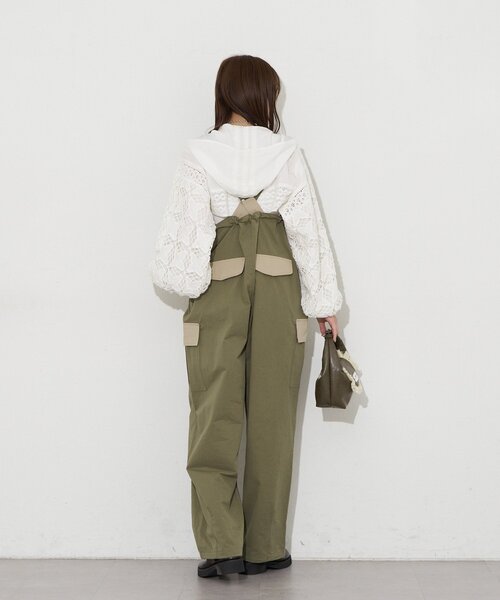 CIAOPANIC（チャオパニック）の「【She desires...】フード付きレースボレロ（シャツ/ブラウス・レディース・ホワイト・ONE SIZE）」の2枚目の写真