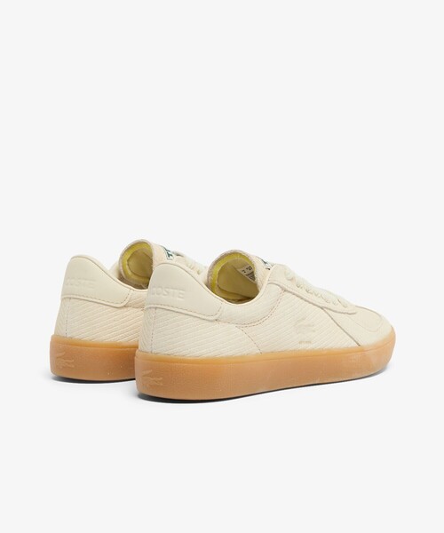 LACOSTE（ラコステ）の「レディース BASESHOT PRO 126 4 SFA / ストライプ エンボスライン オールスエードスニーカー（スニーカー・レディース・ダークブルー/オフホワイト・25.5cm/24.5cm/24.0cm/23.0cm/23.5cm/22.5cm）」の6枚目の写真
