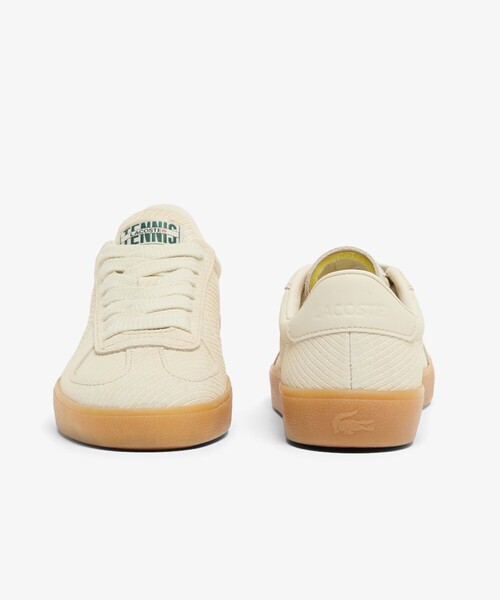 LACOSTE（ラコステ）の「レディース BASESHOT PRO 126 4 SFA / ストライプ エンボスライン オールスエードスニーカー（スニーカー・レディース・ダークブルー/オフホワイト・25.5cm/24.5cm/24.0cm/23.0cm/23.5cm/22.5cm）」の8枚目の写真