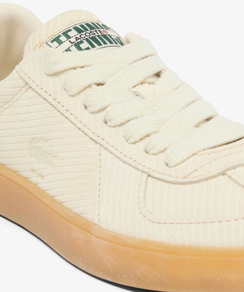 LACOSTE（ラコステ）の「レディース BASESHOT PRO 126 4 SFA / ストライプ エンボスライン オールスエードスニーカー（スニーカー・レディース・ダークブルー/オフホワイト・25.5cm/24.5cm/24.0cm/23.0cm/23.5cm/22.5cm）」の9枚目の写真