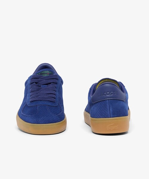 LACOSTE（ラコステ）の「レディース BASESHOT PRO 126 4 SFA / ストライプ エンボスライン オールスエードスニーカー（スニーカー・レディース・ダークブルー/オフホワイト・25.5cm/24.5cm/24.0cm/23.0cm/23.5cm/22.5cm）」の14枚目の写真